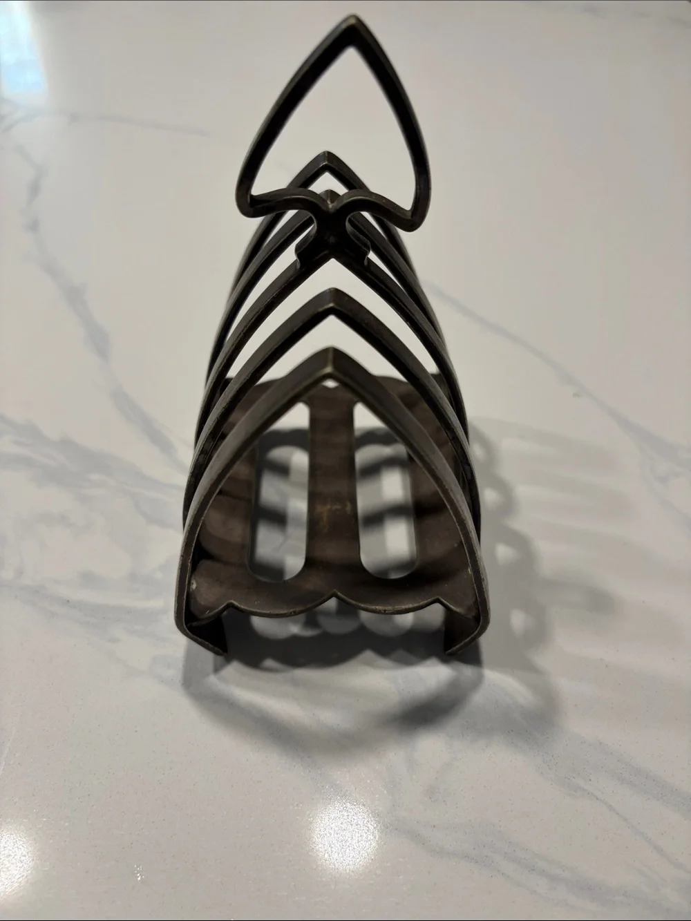 Antique Silver Toast Rack - Picture 4 of 6